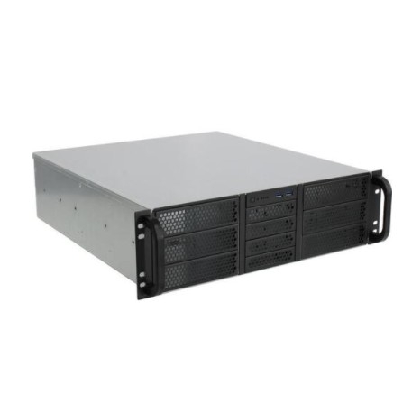 Корпус Procase RE306-D6H4-C-48 Корпус 3U server case,6x5.25+4HDD,черный,без блока питания,глубина 480мм,MB CEB 12"x10.5"
