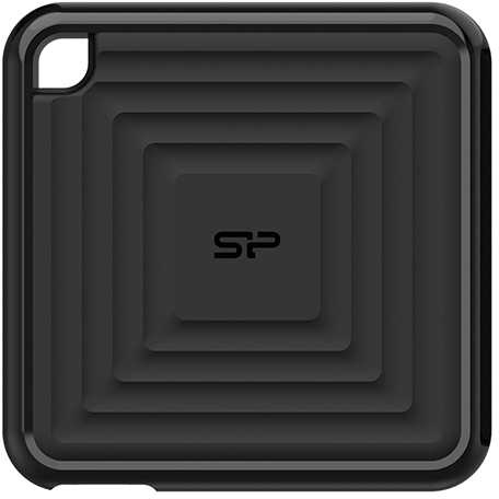 Накопитель SSD Silicon Power USB-C 240Gb SP240GBPSDPC60CK PC60 1.8" черный