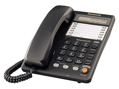Телефон проводной Panasonic KX-TS2365RUB черный