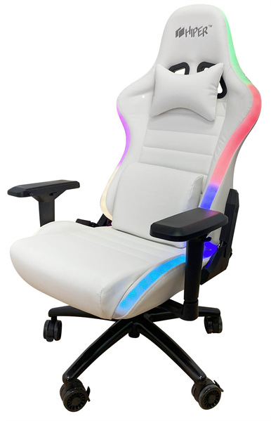 Игровое кресло Gaming chair HIPER HGS-102 White RGB