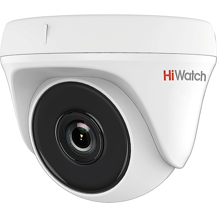 1Мп внутренняя купольная HD-TVI камера с EXIR-подсветкой до 20м, 1/4" CMOS матрица; объектив 2.8мм; угол обзора 92°; механический ИК-фильтр